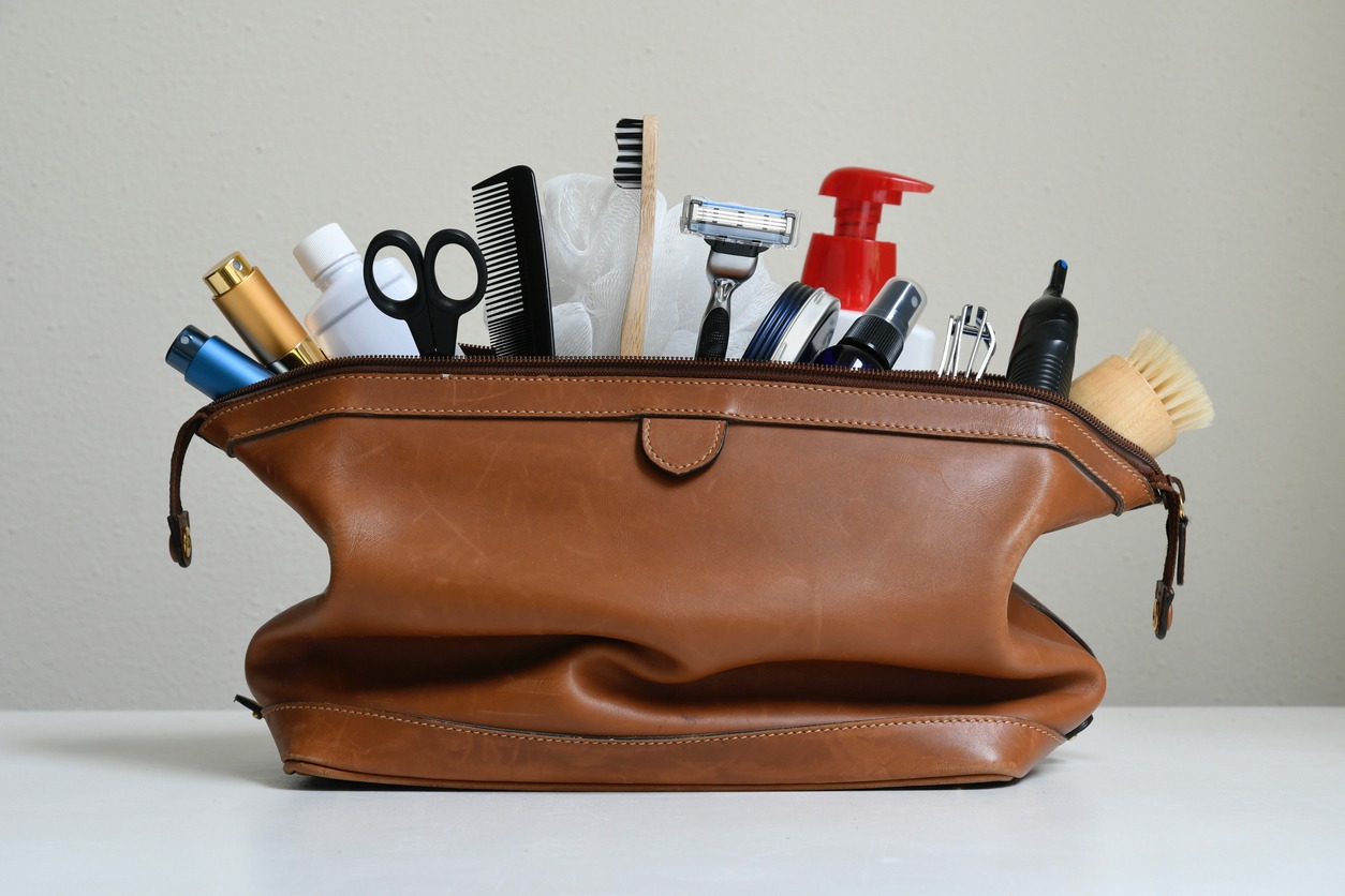 Toiletry Bag with personal items