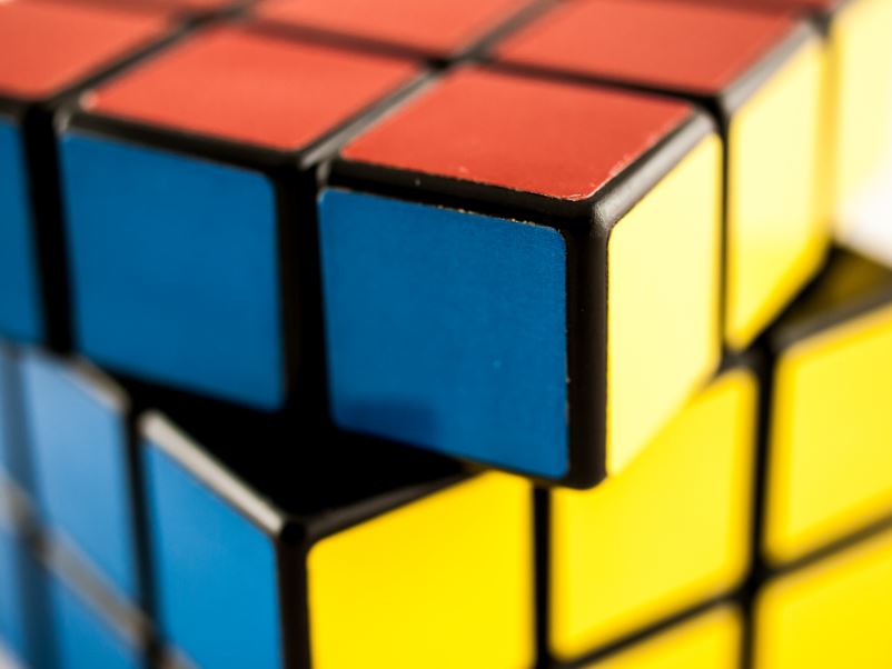a Rubik’s cube