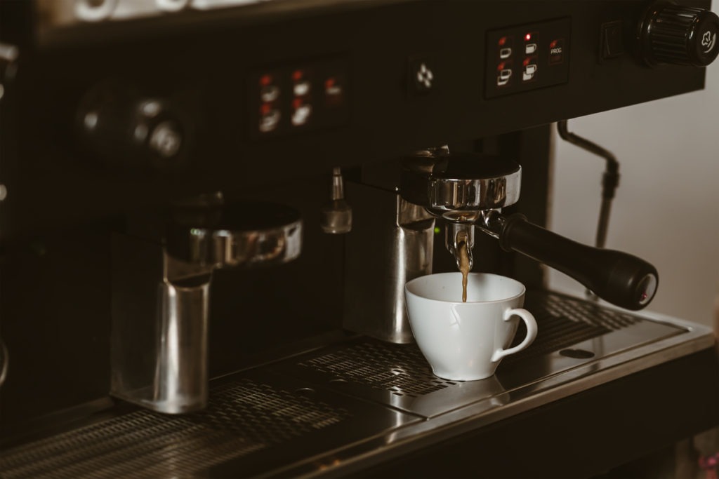 espresso coffee offering freshly brewed coffee