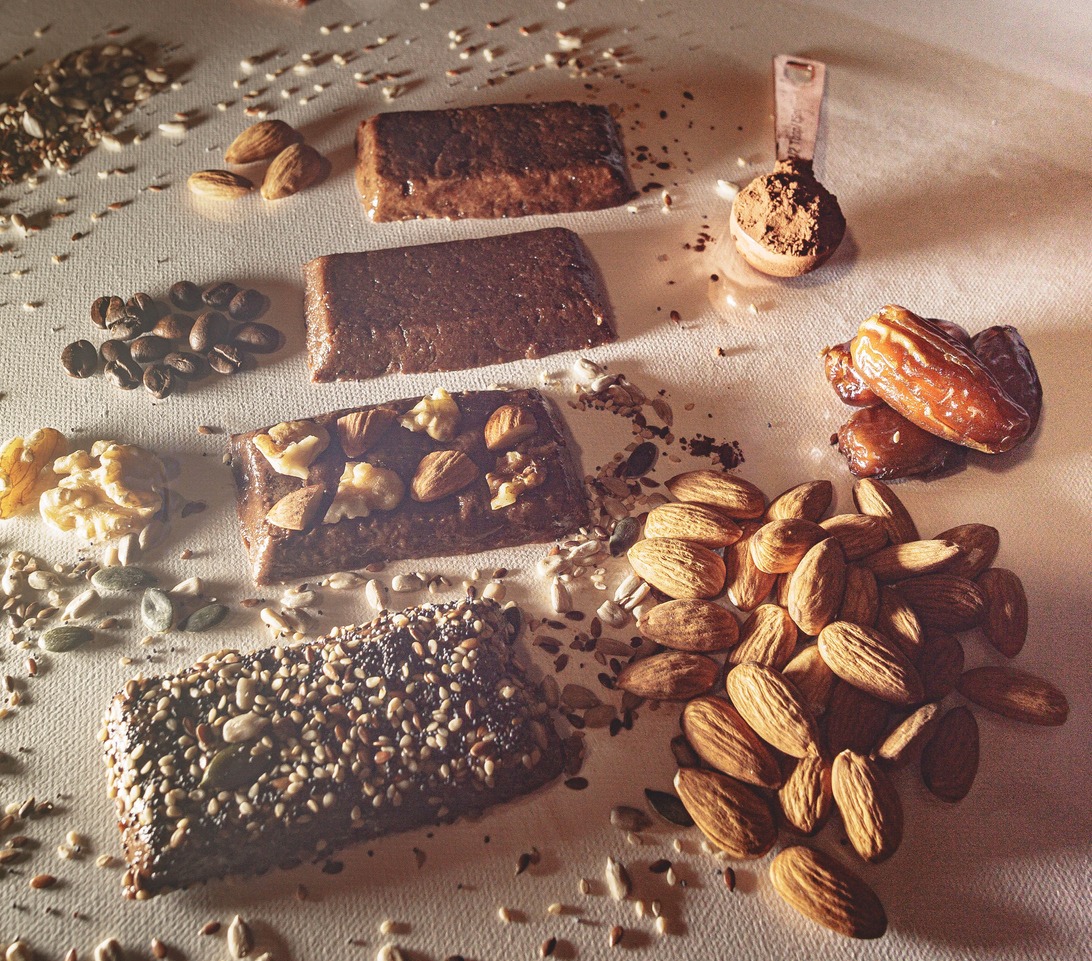 nuts and energy bar