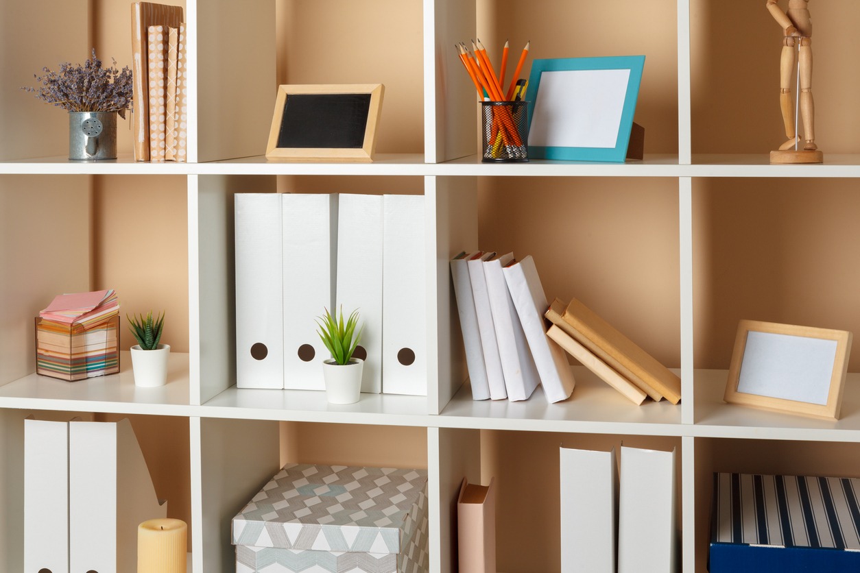 office storage and shelves