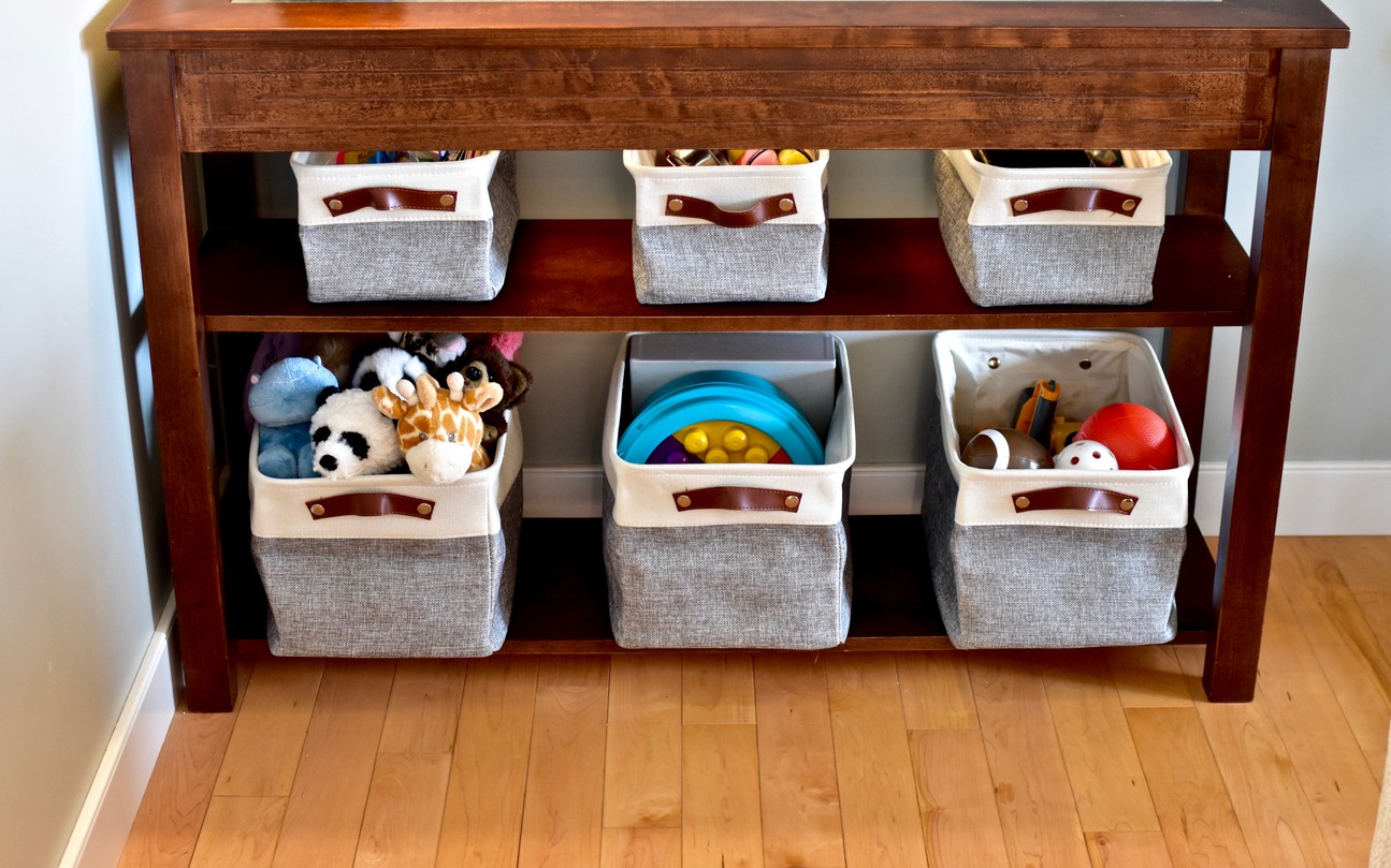 storage boxes with toys