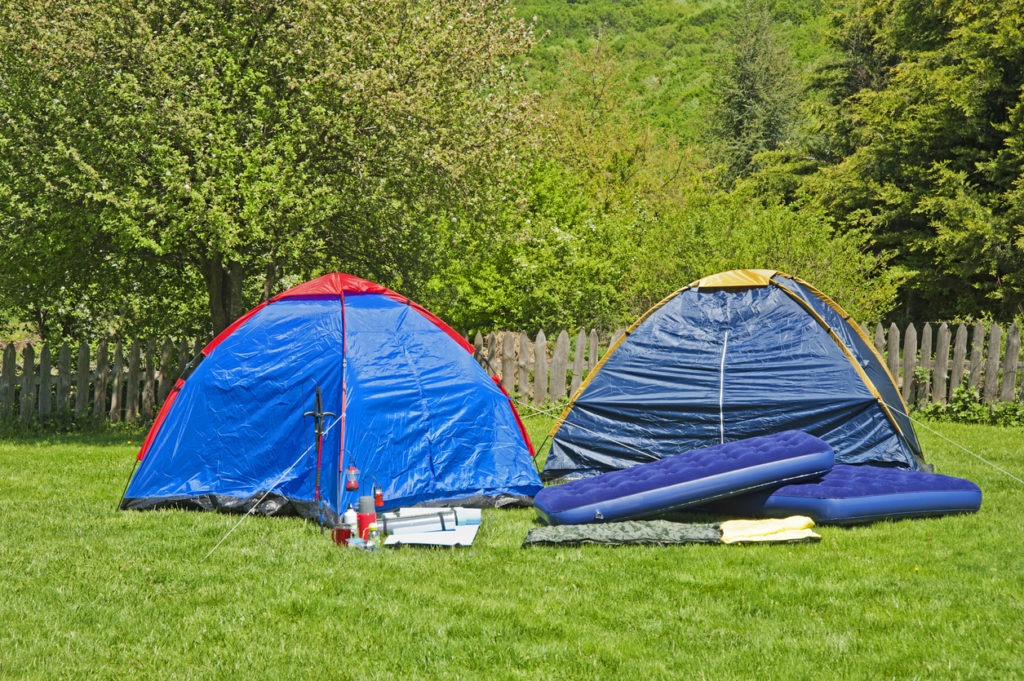 two tents