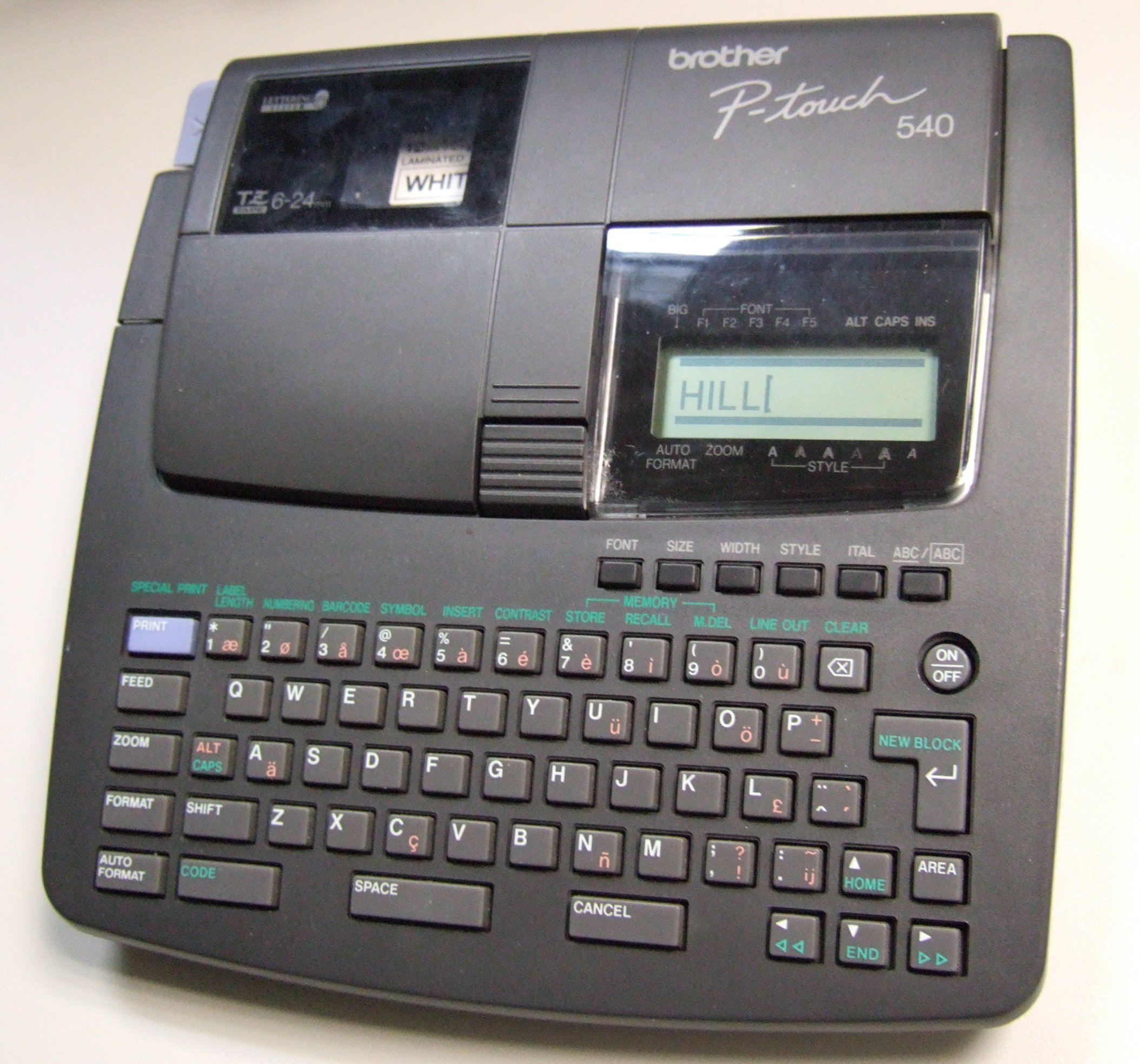 A-Brother-P-touch-540-label-printer