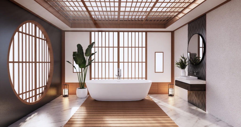 Bath Room Inspired by Japanese
