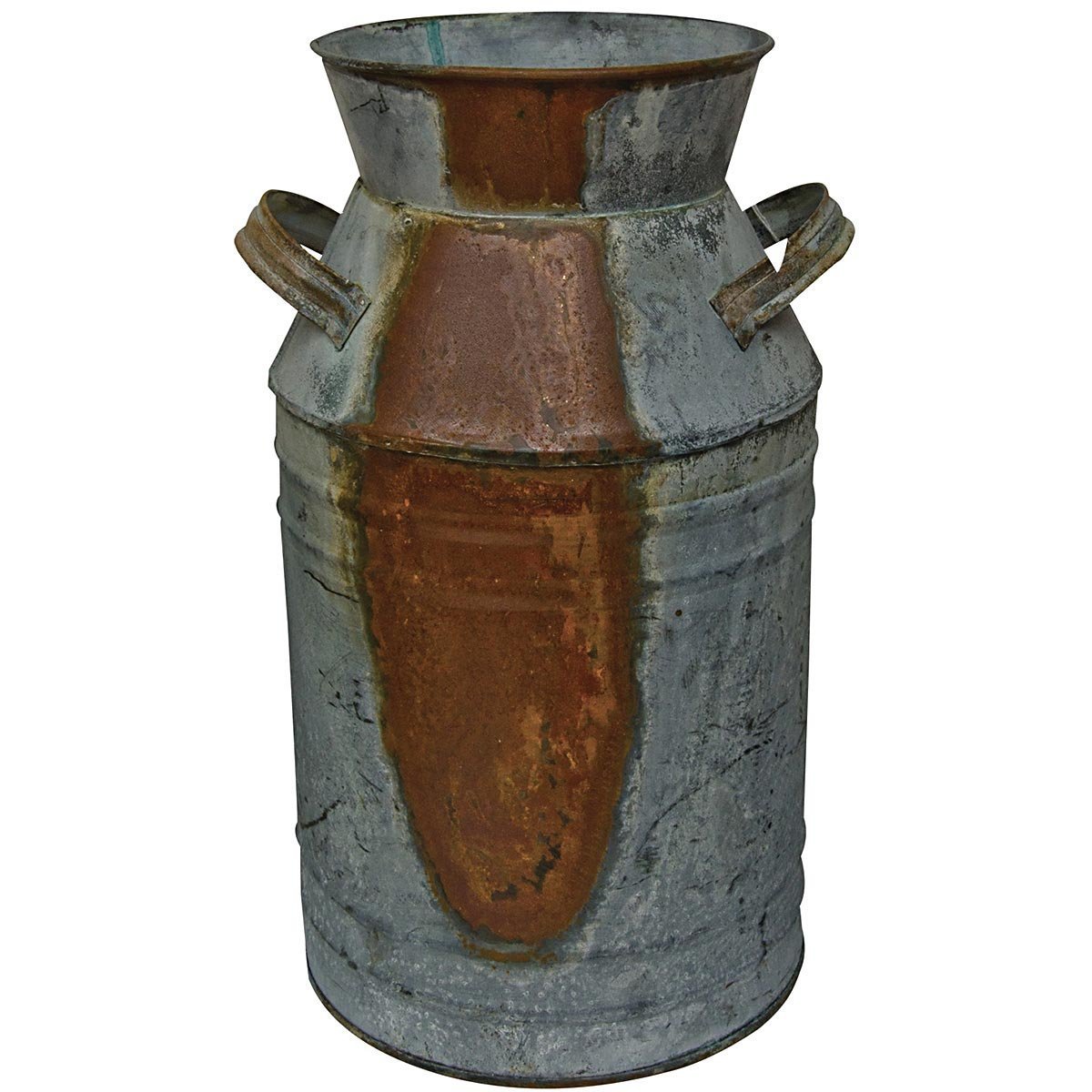 CWI-Gifts-Milk-Can-13-Galvanized-Finish-Country-Rustic-Primitive-Jug-Vase