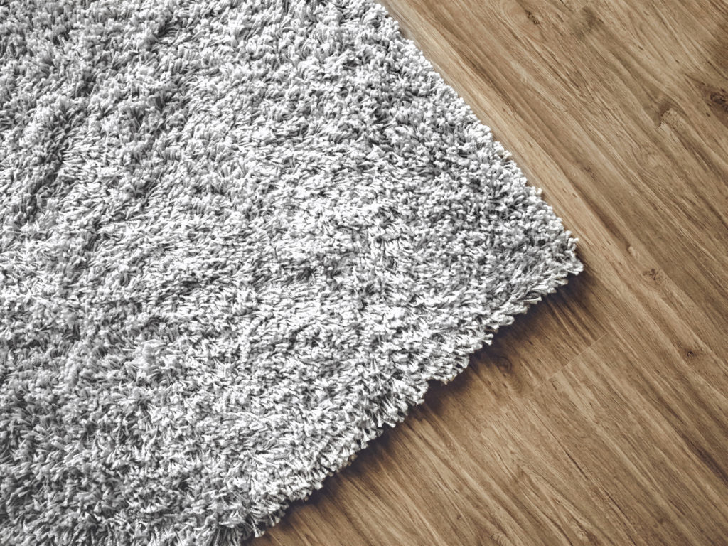 Closeup of a rug.