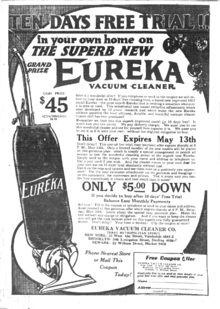 Eureka vacuum newspaper