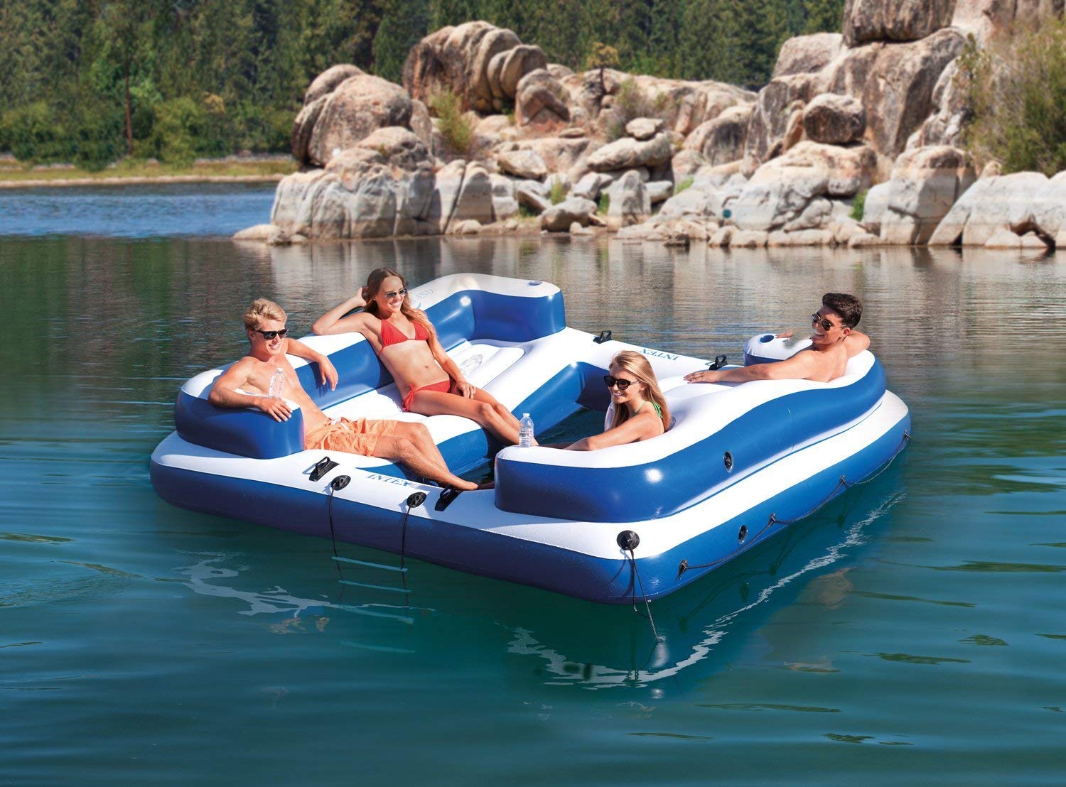 Intex-Oasis-island-Inflatable-5-seater-Floating-Lounge