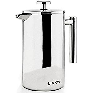 LINKYO-French-Press-Coffee-Maker-Stainless-Steel-Coffee-Press
