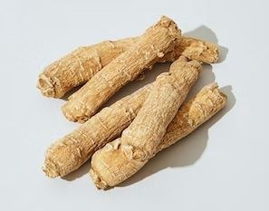 Pieces of American ginseng roots from Wisconsin
