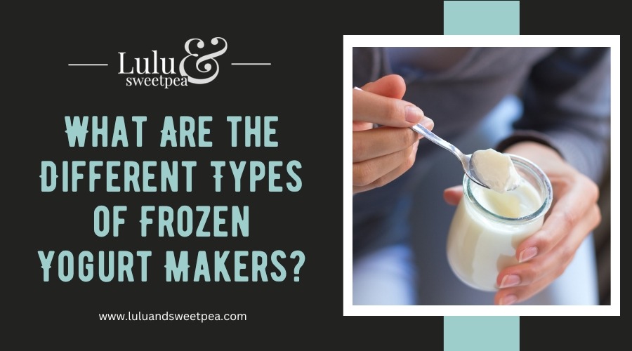 What Are the Different Types of Frozen Yogurt Makers