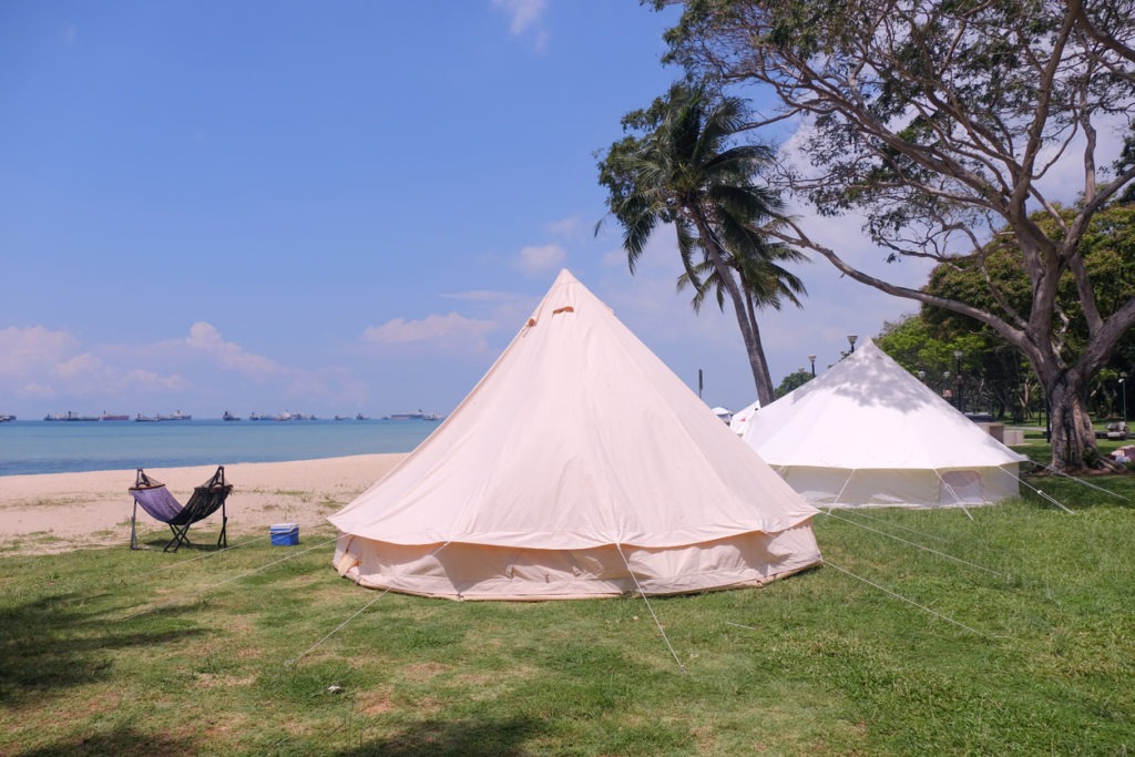 family beach tent