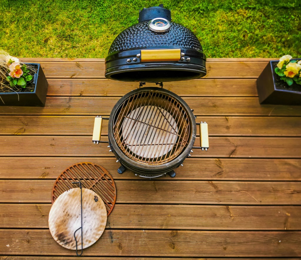  kamado type barbeque grill 