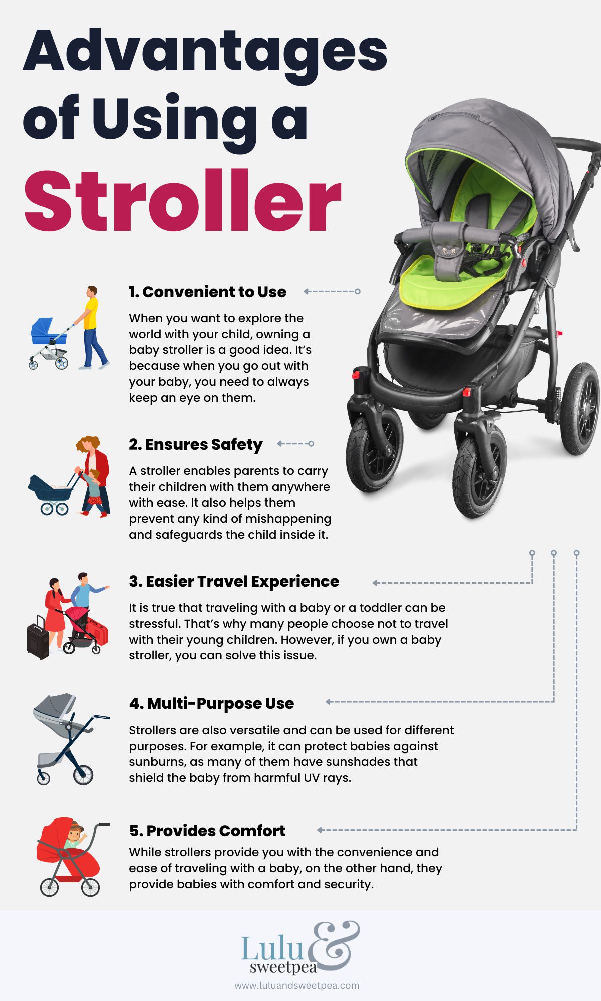 Advantages of Using a Stroller