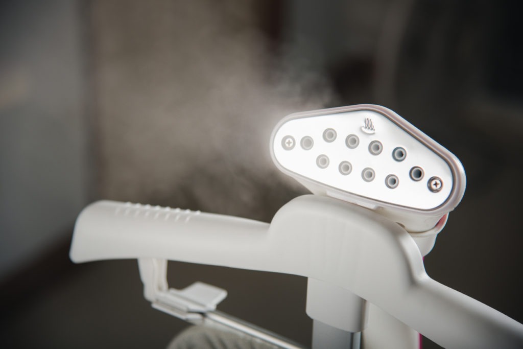 Close up picture of hand steam generator
