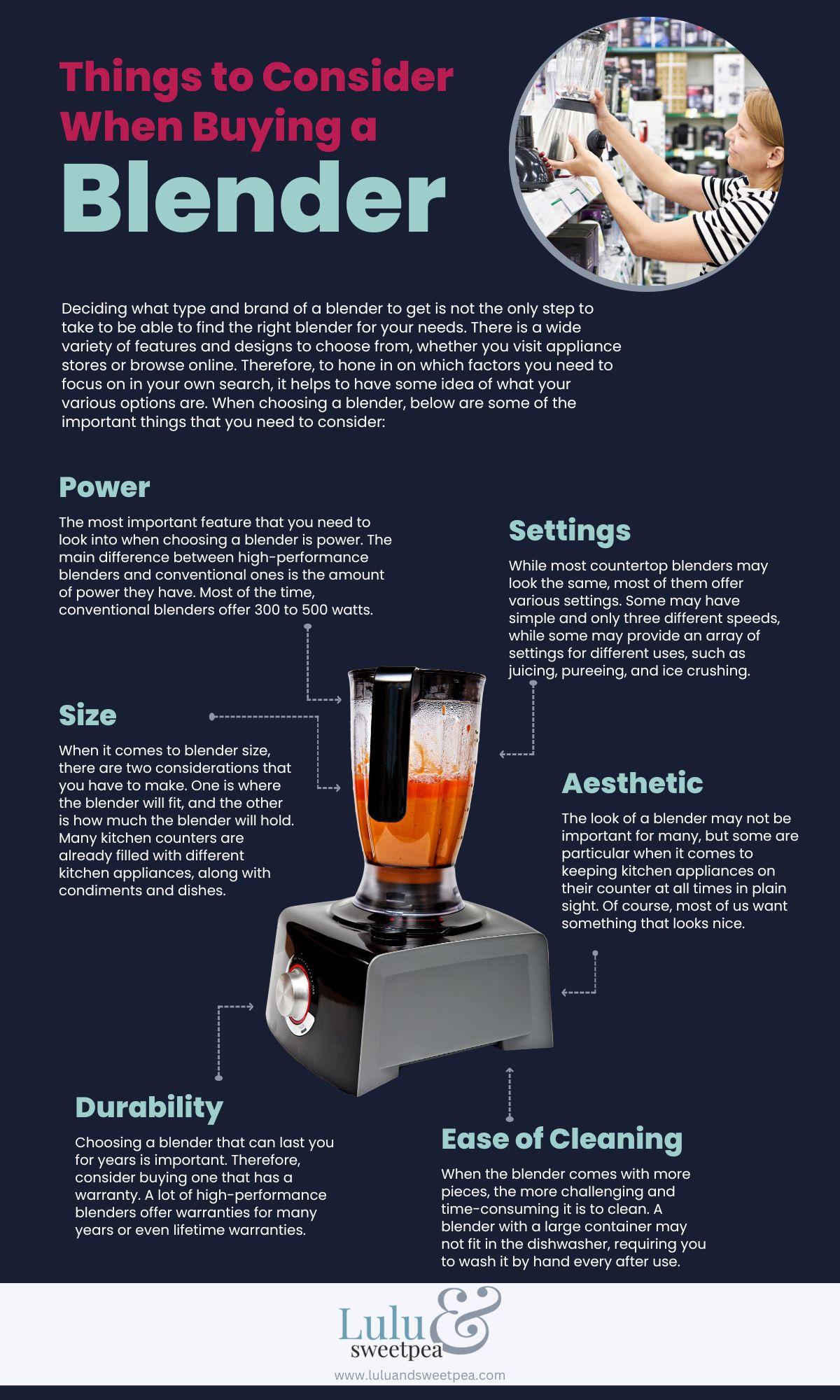 Things to Consider When Buying a Blender