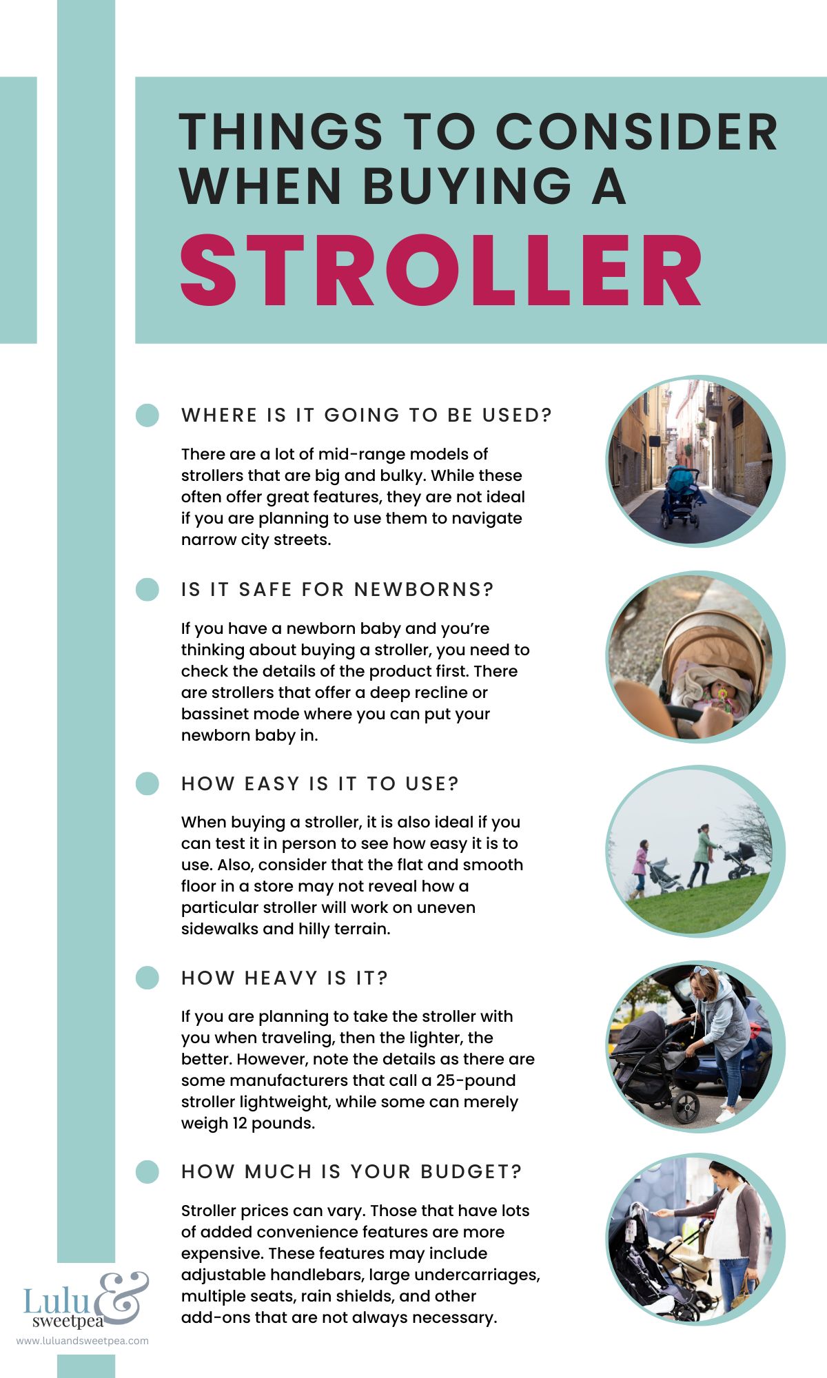 Things to Consider When Buying a Stroller