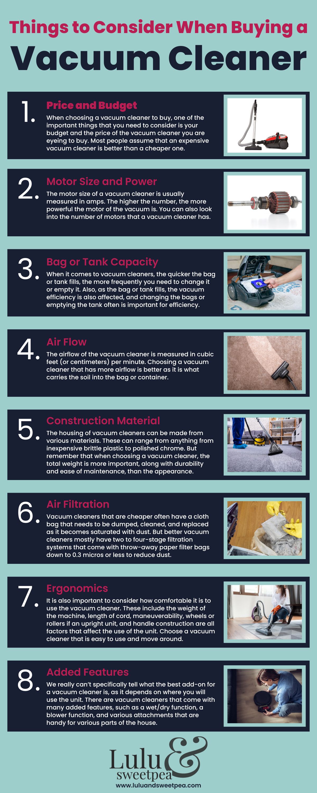 Things to Consider When Buying a Vacuum Cleaner