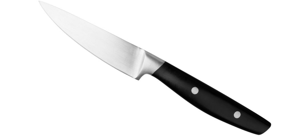 a steel paring knife