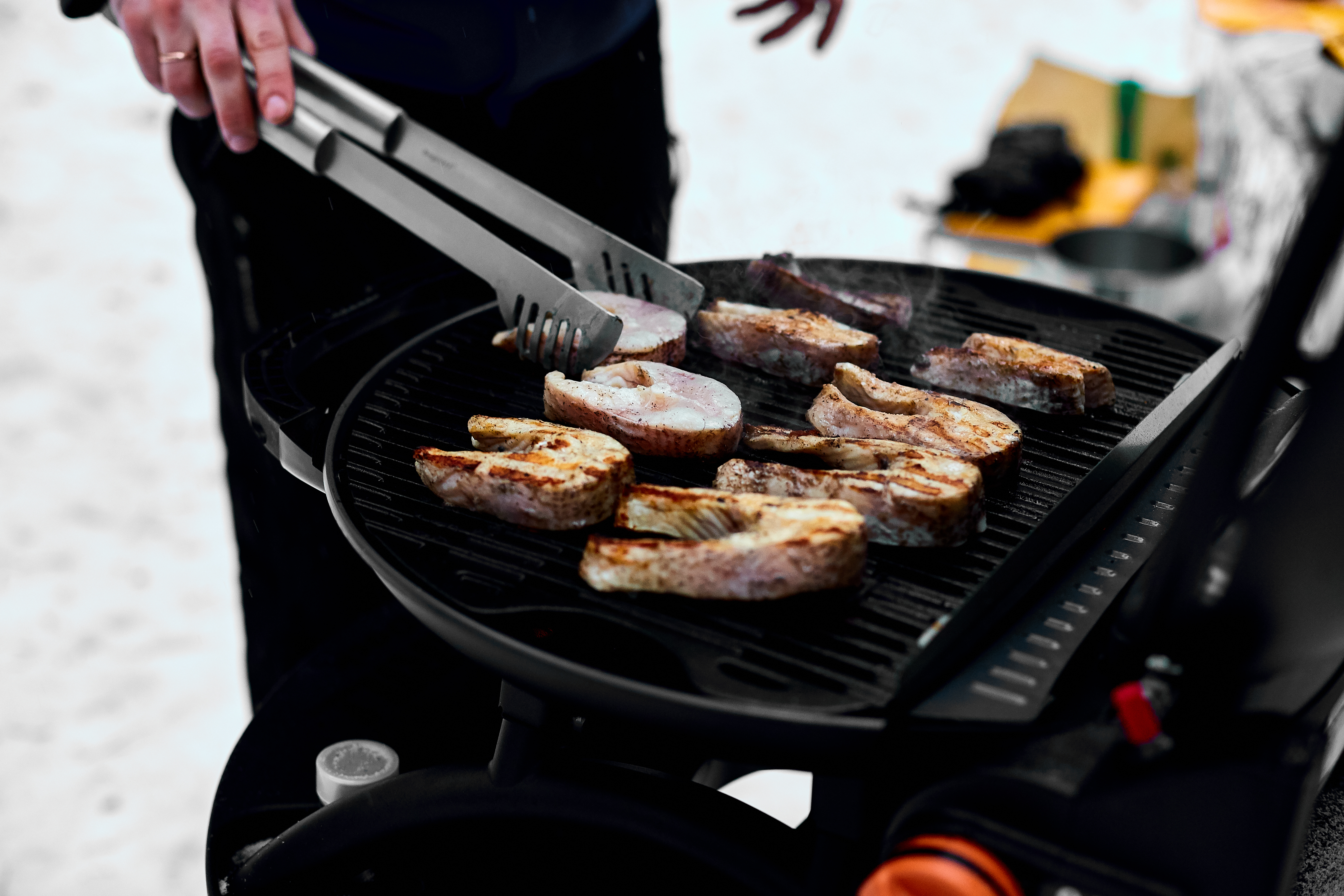 small and portable grill