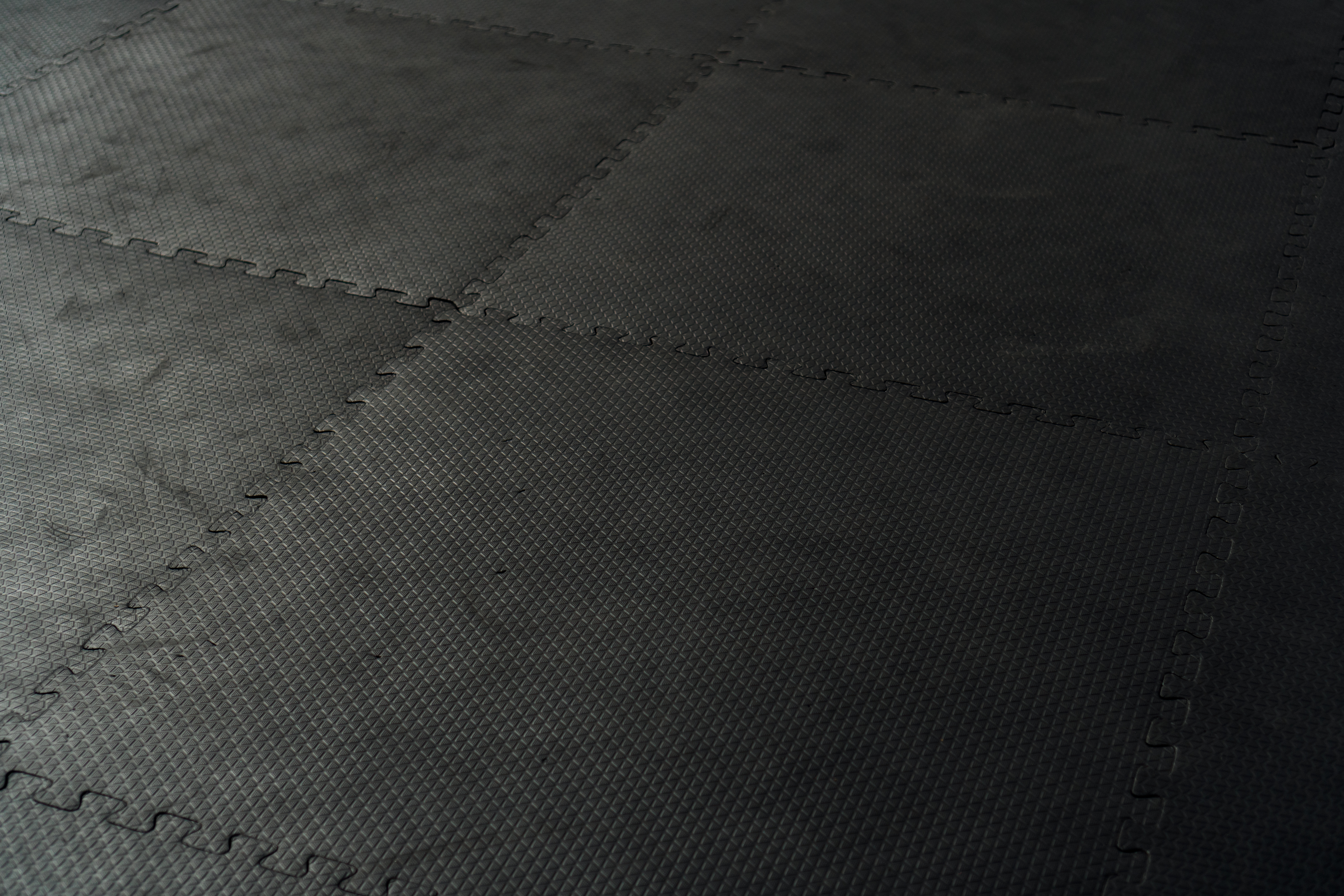 black garage mat