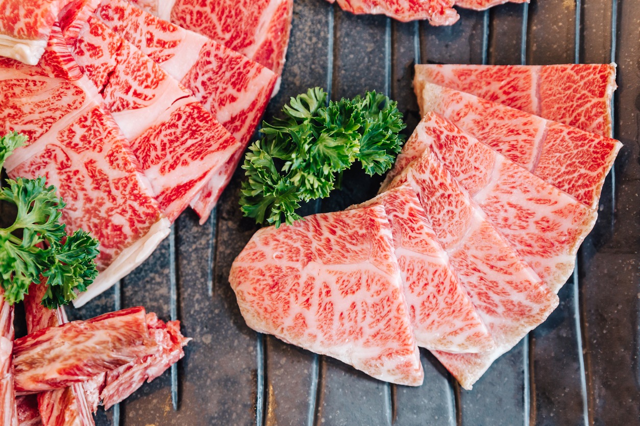Wagyu Beef, Cutting, Beef, Japan, Japanese Culture, Marbled Effect, Ready-to-eat, Steak, Sukiyaki, Backgrounds, Barbecue – Meal, Barbecue Grill, Cooking, Dining, Dinner