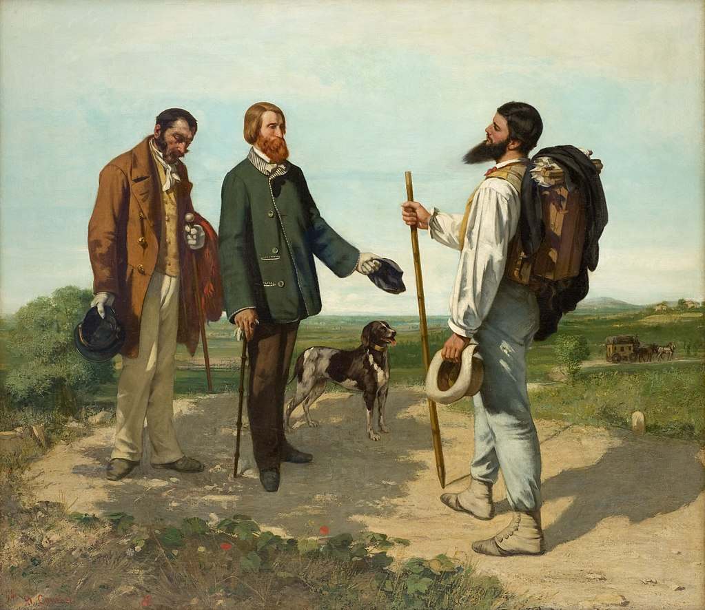 Gustave Courbet - Bonjour Monsieur Courbet - Musée Fabre