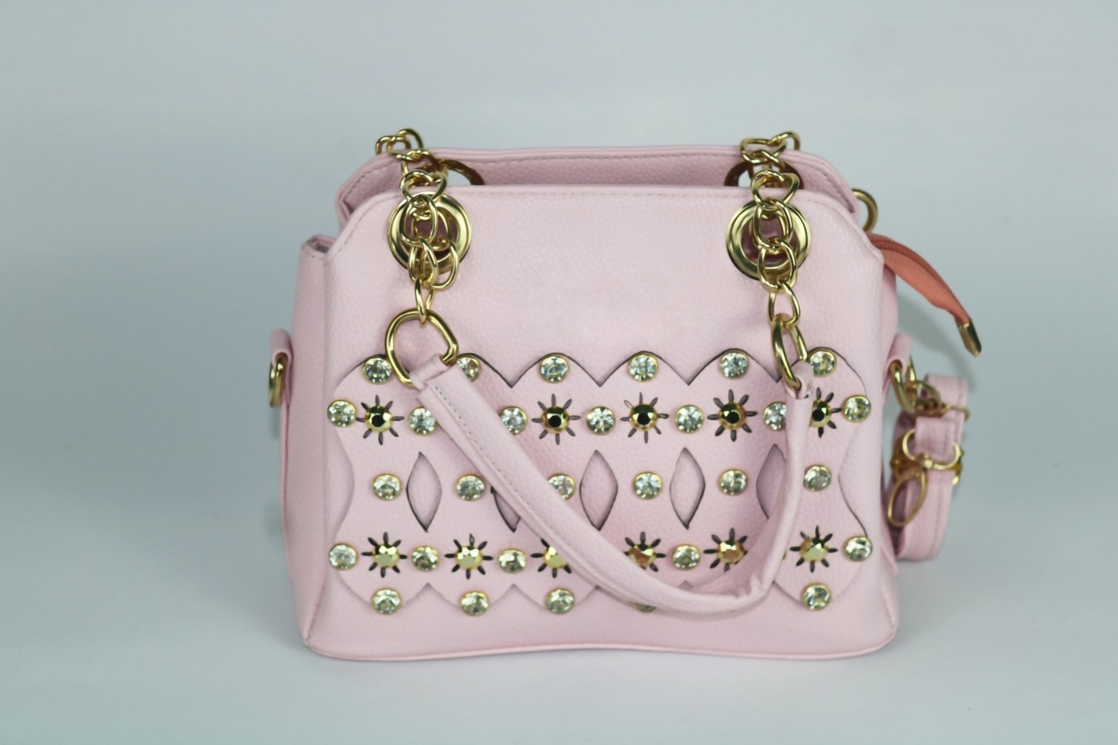 Amazing pink color's side bag for women