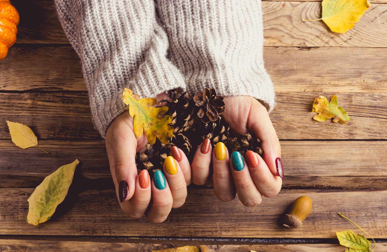 Cozy Knits and Trendy Nails